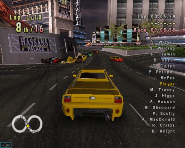 بازی Crash 'n' Burn برای PS2