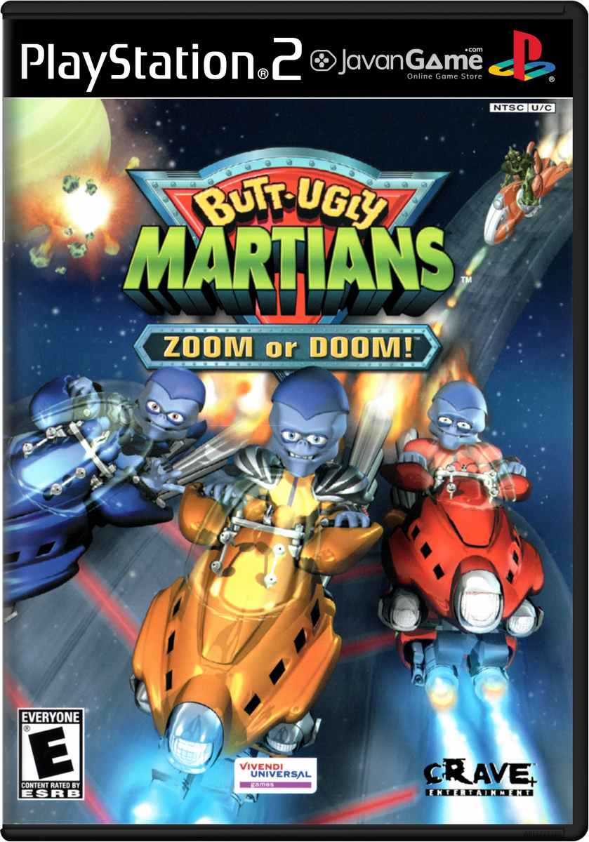 بازی Butt-Ugly Martians - Zoom or Doom برای PS2