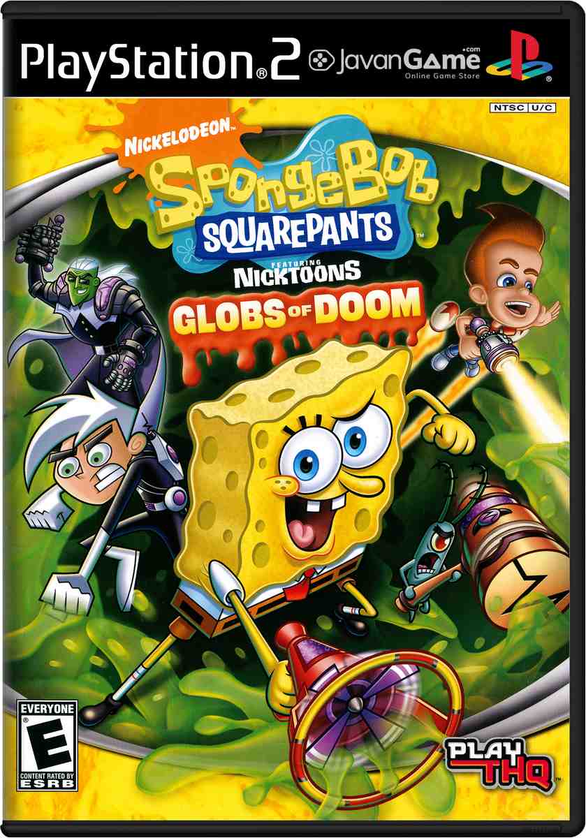 بازی SpongeBob SquarePants featuring Nicktoons: Globs of Doom برای PS2