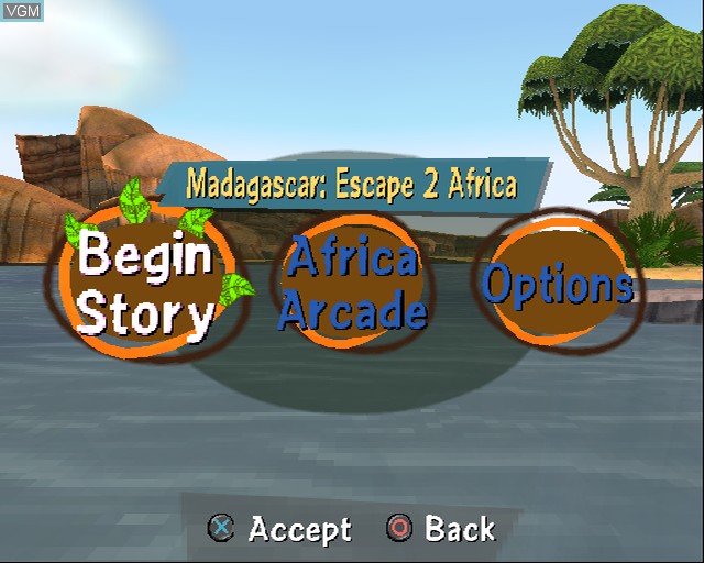 بازی DreamWorks Madagascar - Escape 2 Africa برای PS2