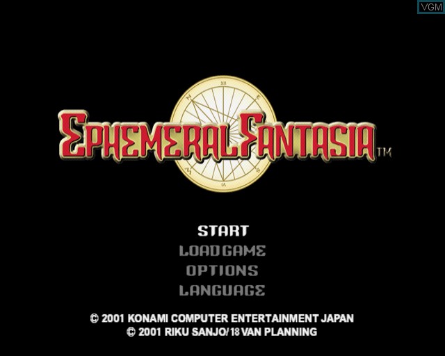 بازی Ephemeral Fantasia برای PS2