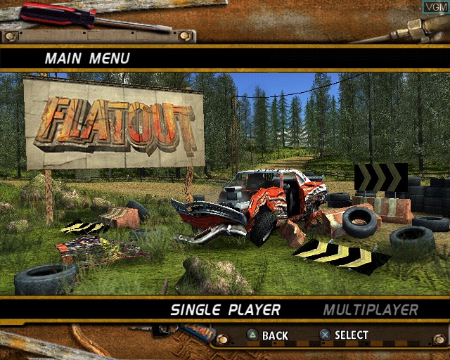 بازی FlatOut برای PS2