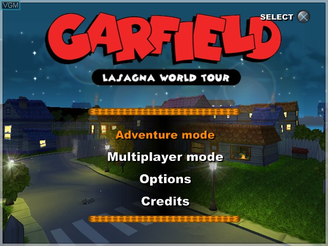 بازی Garfield - Lasagna World Tour برای PS2