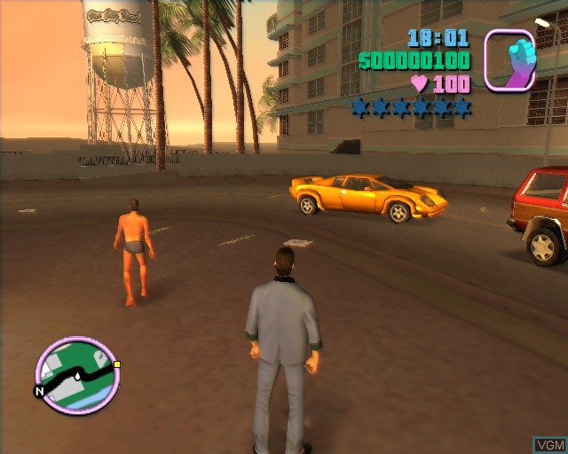 بازی Grand Theft Auto - Vice City برای PS2