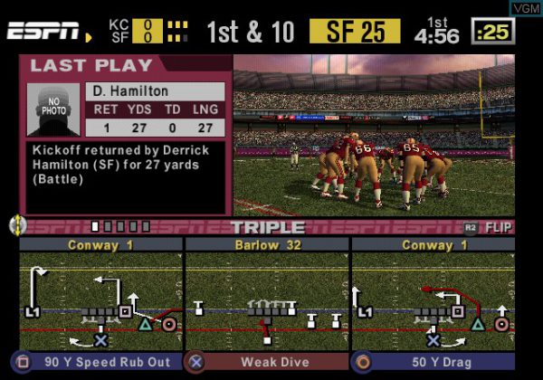 بازی ESPN NFL 2K5 برای PS2