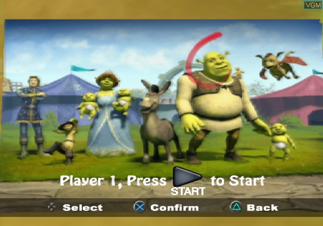 بازی DreamWorks Shrek's Carnival Craze - Party Games برای PS2
