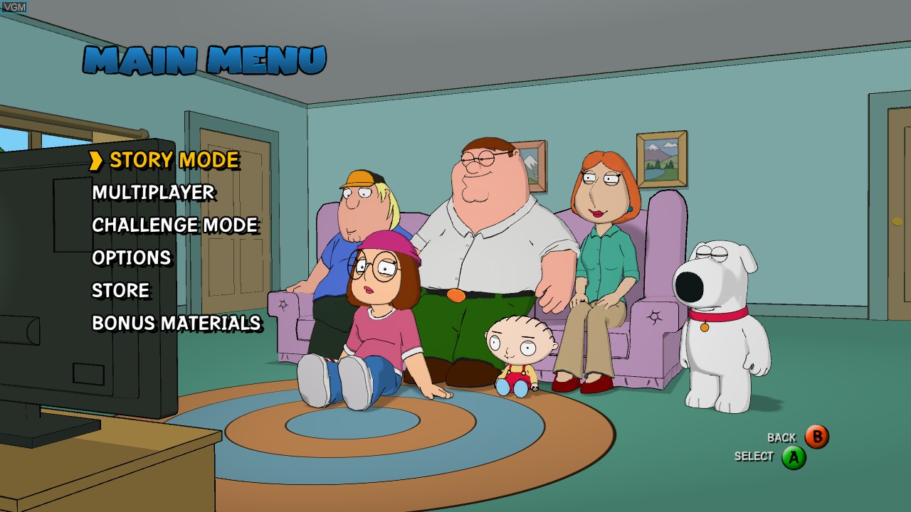 بازی Family Guy Back To The Multiverse برای XBOX 360