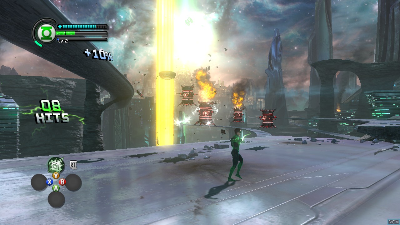 بازی Green Lantern Rise of the Manhunters برای XBOX 360