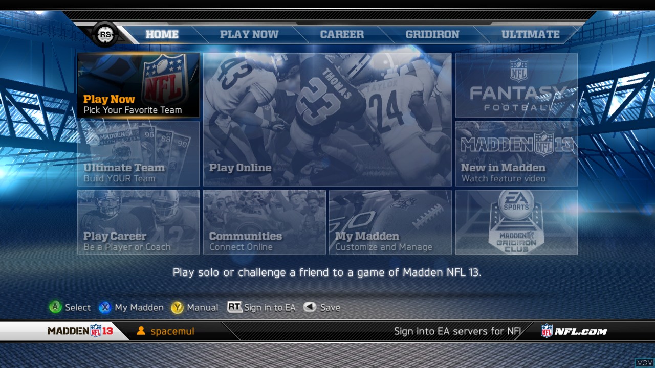 بازی Madden NFL 13 برای XBOX 360