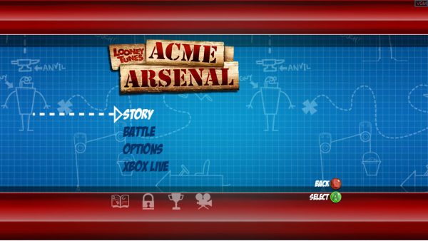بازی Looney Tunes Acme Arsenal برای XBOX 360