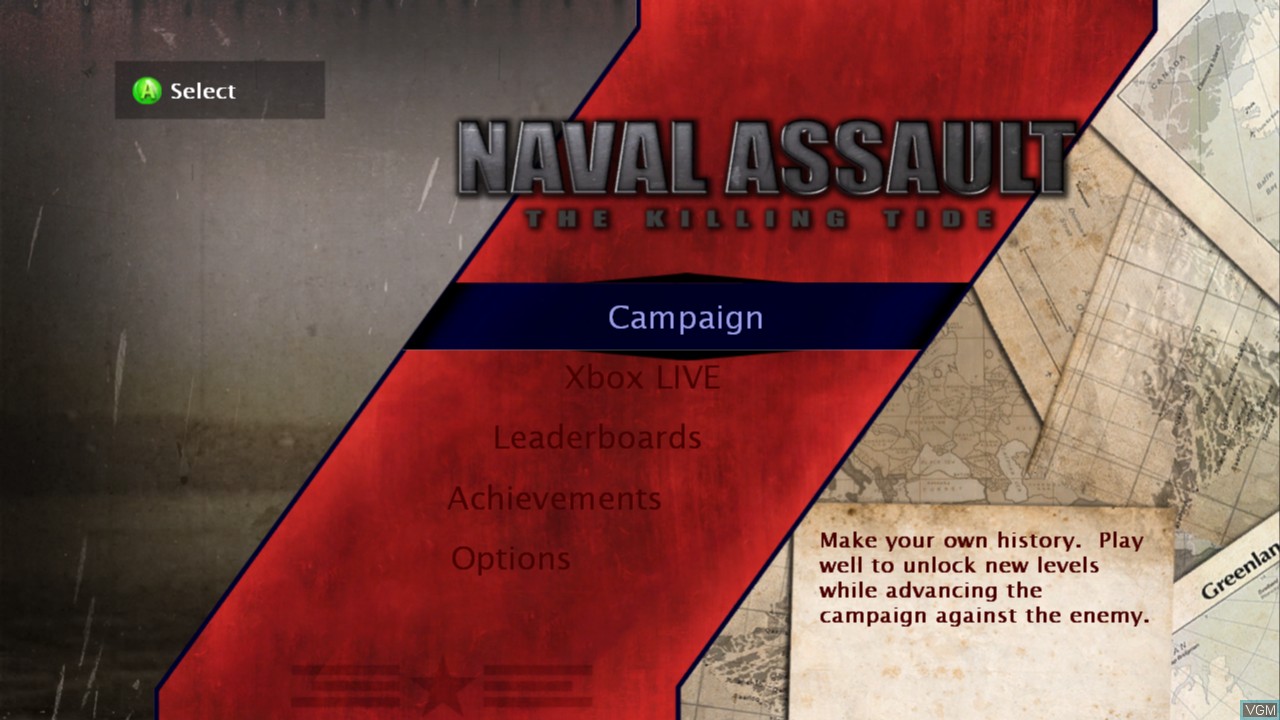 بازی Naval Assault The Killing Tide برای XBOX 360