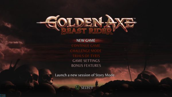 بازی Golden Axe Beast Rider برای XBOX 360