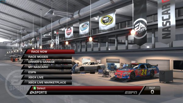 بازی NASCAR 09 برای XBOX 360