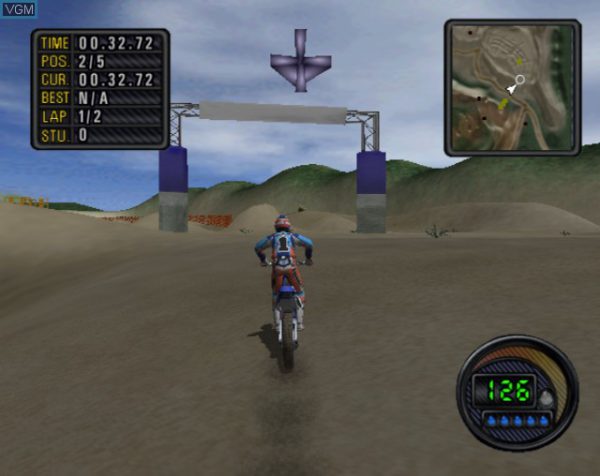 بازی Jeremy McGrath Supercross World برای PS2