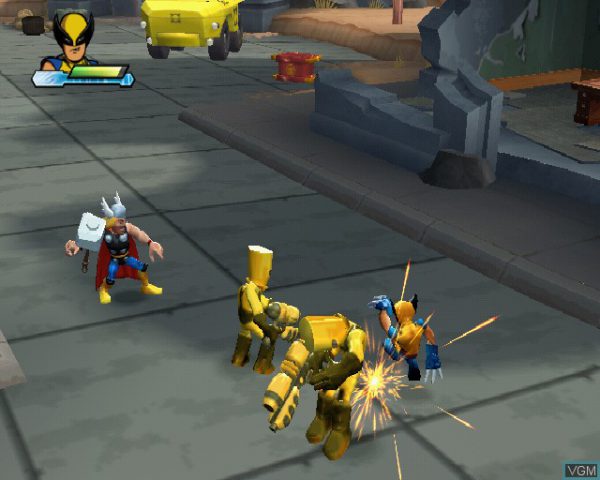 بازی Marvel Super Hero Squad برای PS2