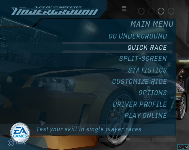 بازی Need for Speed - Underground برای PS2