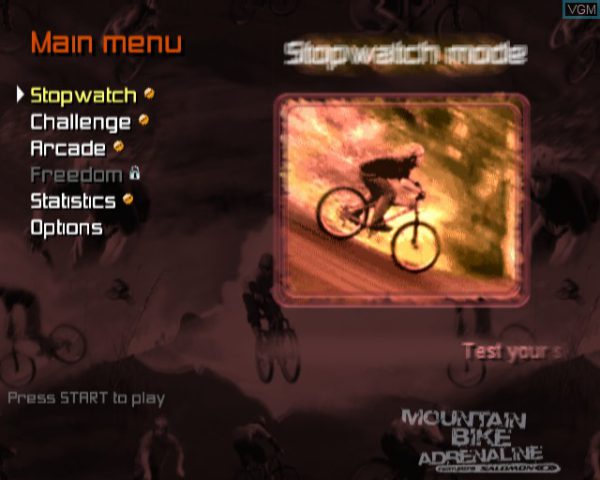 بازی Mountain Bike Adrenaline برای PS2