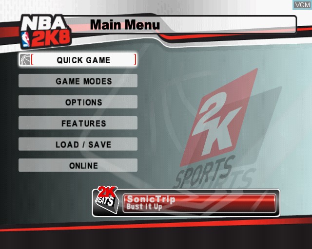 بازی NBA 2K8 برای PS2