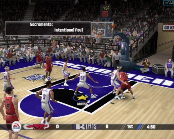 بازی NBA Live 08 برای PS2
