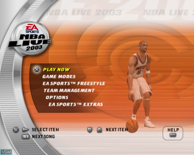 بازی NBA Live 2003 برای PS2
