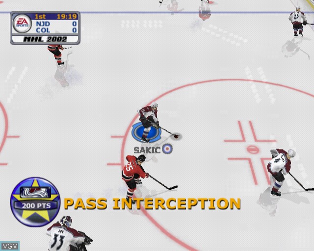 بازی NHL 2002 برای PS2