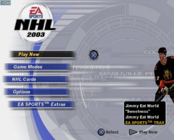 بازی NHL 2003 برای PS2