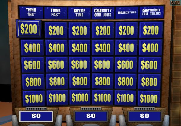 بازی Jeopardy برای PS2
