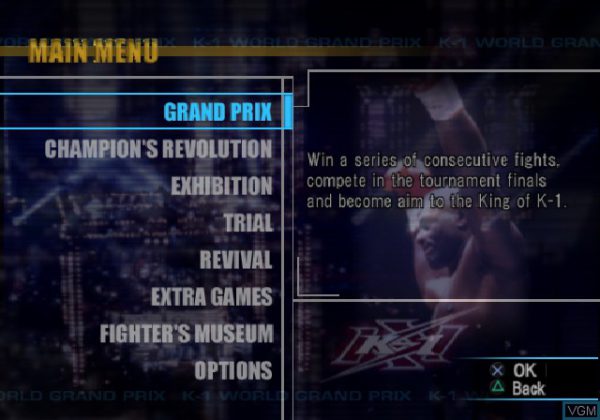 بازی K-1 World Grand Prix برای PS2