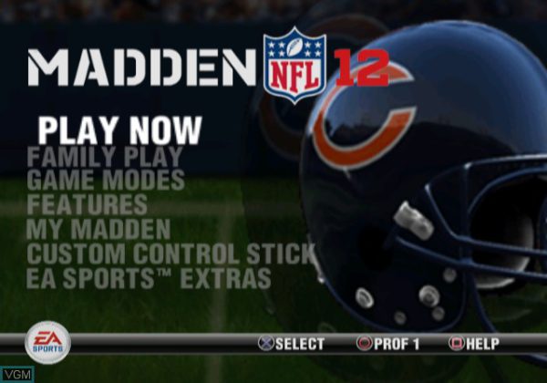 بازی Madden NFL 12 برای PS2