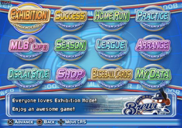 بازی MLB Power Pros 2008 برای PS2