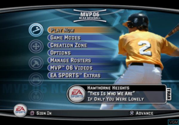 بازی MVP 06 NCAA Baseball برای PS2