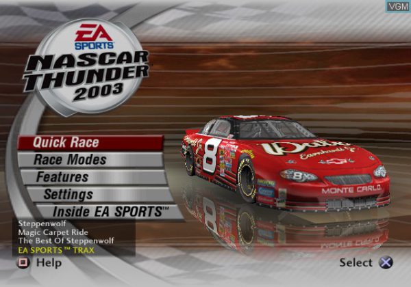 بازی NASCAR Thunder 2003 برای PS2