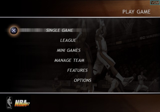 بازی NBA 07 برای PS2