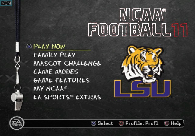 بازی NCAA Football 11 برای PS2