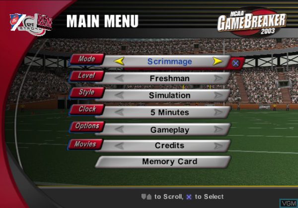 بازی NCAA GameBreaker 2003 برای PS2
