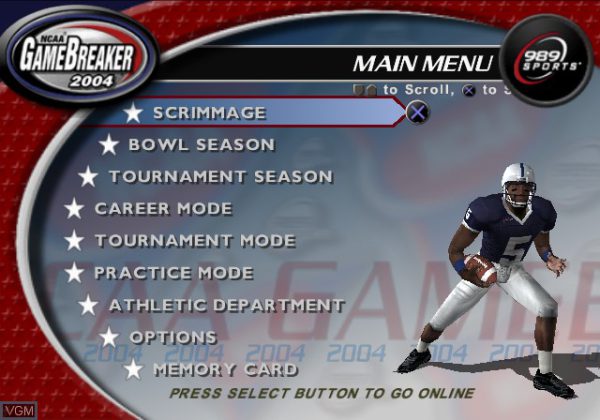 بازی NCAA GameBreaker 2004 برای PS2