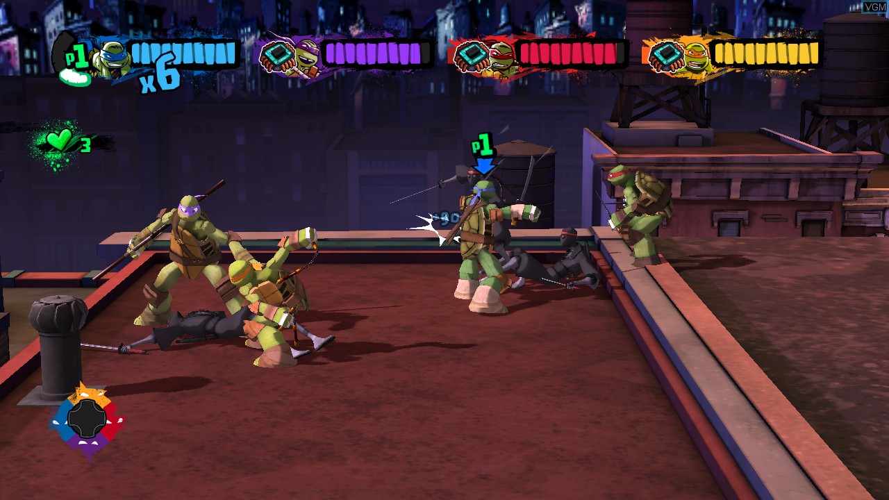 بازی Nickelodeon Teenage Mutant Ninja Turtles برای XBOX 360