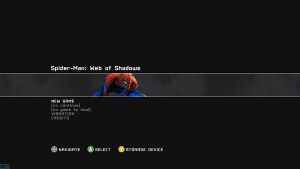 بازی Spider-Man Web of Shadows برای XBOX 360