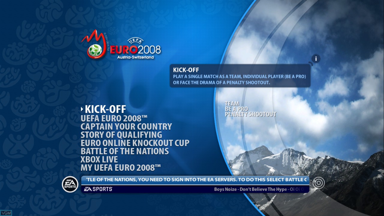 بازی UEFA Euro 2008 برای XBOX 360