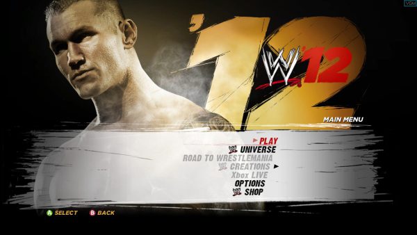 بازی WWE 12 برای XBOX 360