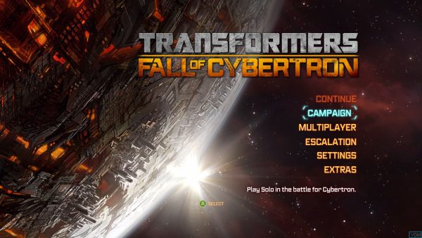 بازی Transformers Fall Of Cybertron برای XBOX 360