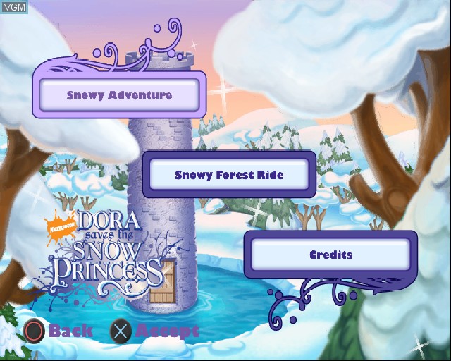 بازی Nickelodeon Dora the Explorer - Dora Saves the Snow Princess برای PS2