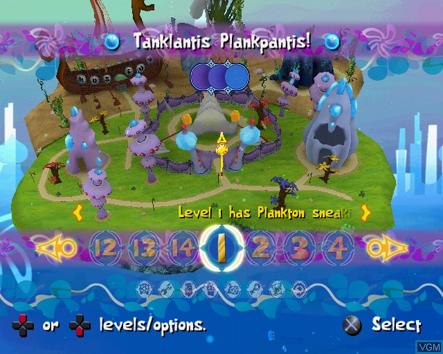 بازی Nickelodeon SpongeBob's Atlantis SquarePantis برای PS2