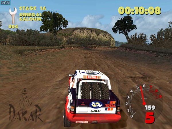 بازی Paris-Dakar Rally برای PS2