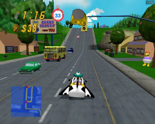 بازی Simpsons, The - Road Rage برای PS2