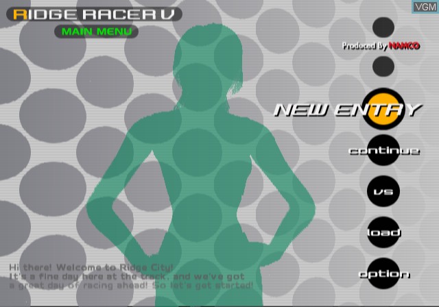 بازی Ridge Racer V برای PS2