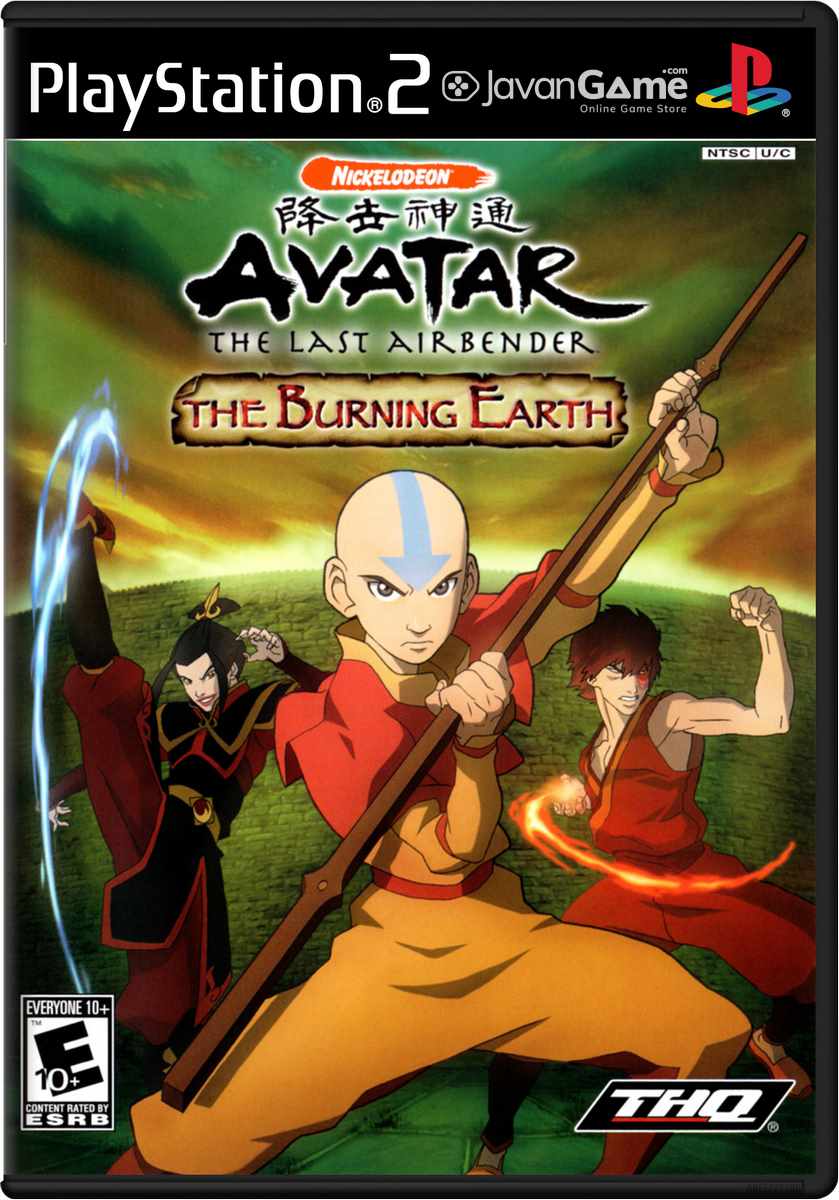 بازی Nickelodeon Avatar - The Last Airbender - The Burning Earth برای PS2