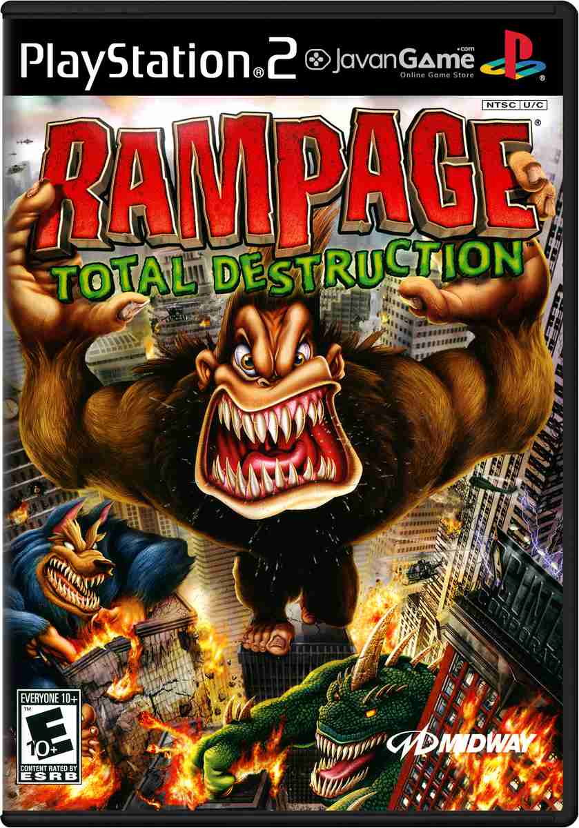 بازی Rampage - Total Destruction برای PS2