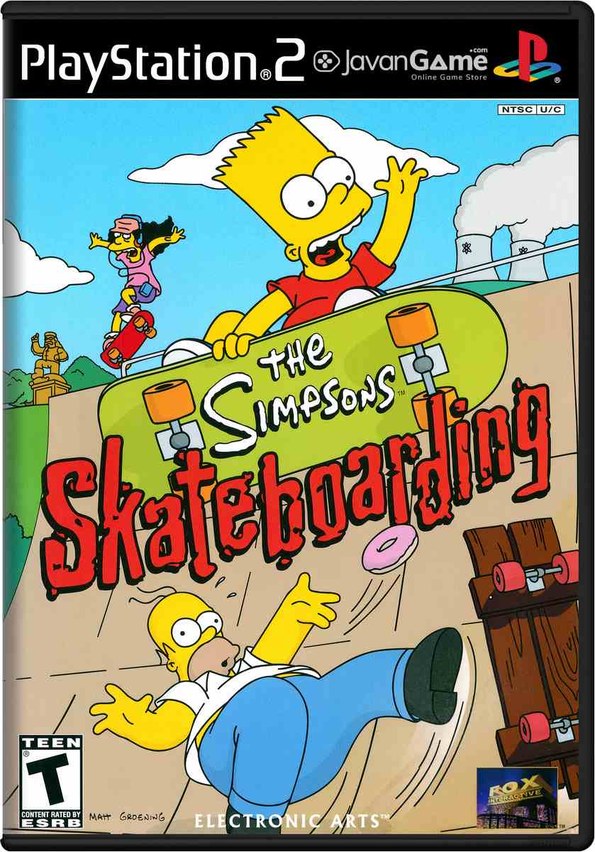 بازی Simpsons Skateboarding, The برای PS2