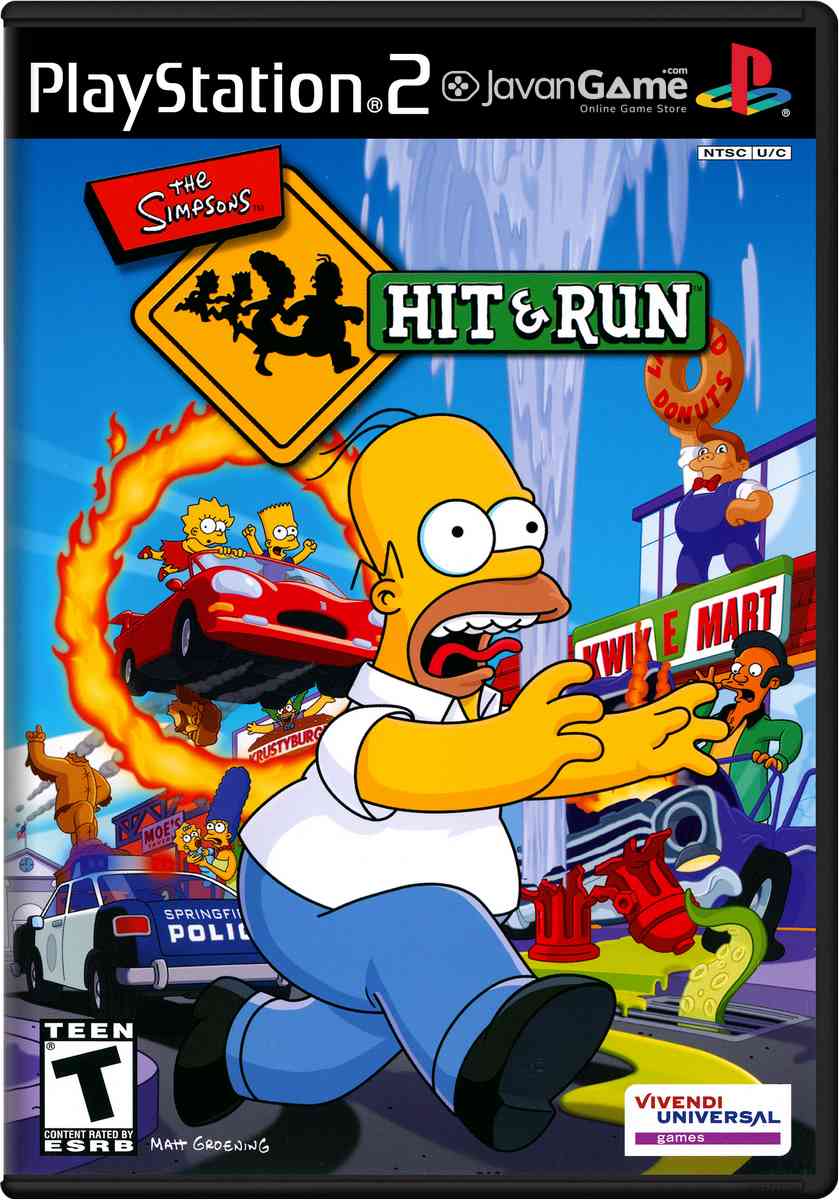 بازی Simpsons, The - Hit & Run برای PS2